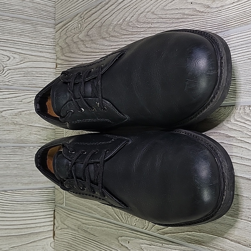 Timberland Black Leather lace Up Oxford Shoes Mens Size 12 - Picture 3 of 14